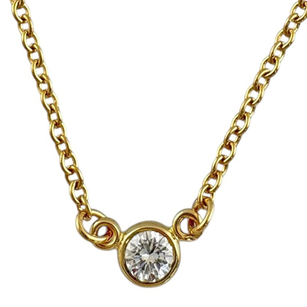 Tiffany By The Yard 0.05ct Diamond Necklace in 18K Yellow Gold for Women