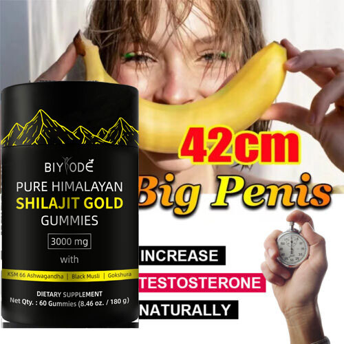 Pure Himalayan Shilajit Gummies with Ashwagandha,Chaga Mushroom Immune Support