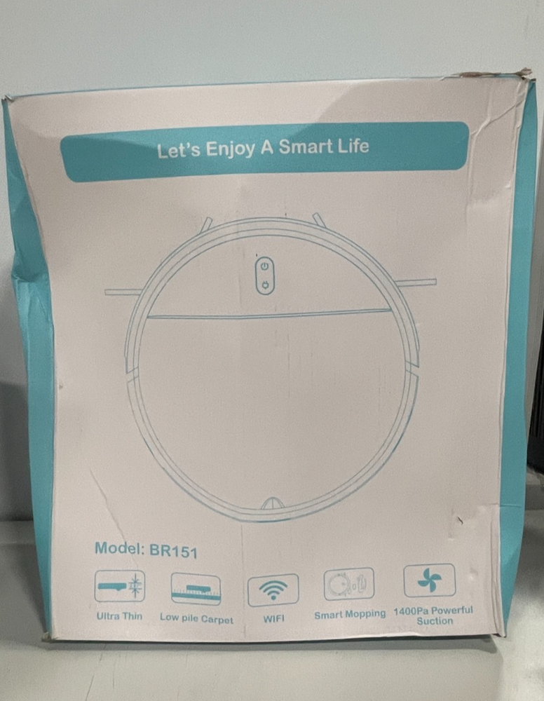 Let's Enjoy A Smart Life Robotic Vacuum Cleaner/Mop Combo - Model - BR151