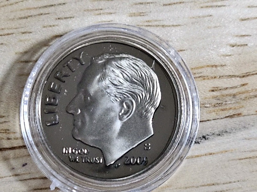 2009 S Proof Roosevelt Dime 10c Clad This Is The Coin You'll Recieve No Capsule