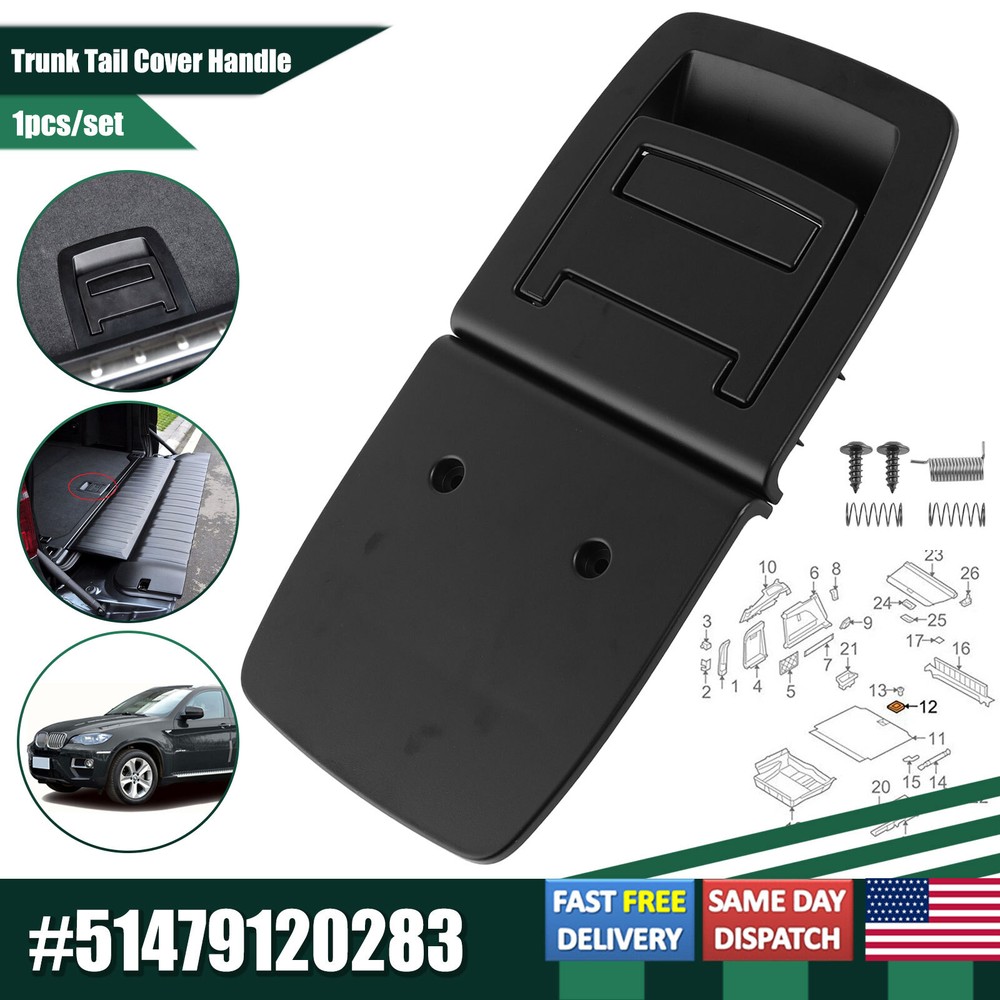 Rear Trunk Mat Handle Boot Floor Carpet Handle For BMW E70 X5 E71 X6 51479120283