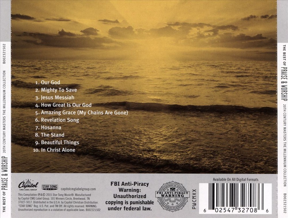 20th Century Worship Masters The Best of Praise Millennium Collection