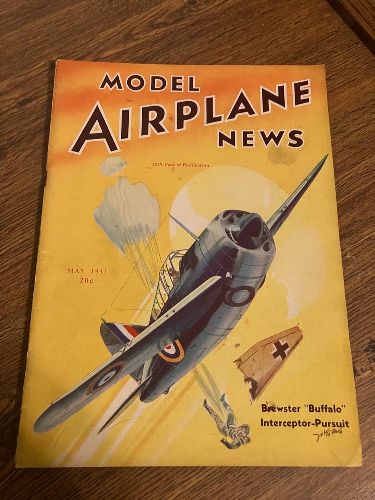Vintage Back Issue of Model Airplane News Magazine - May 1941