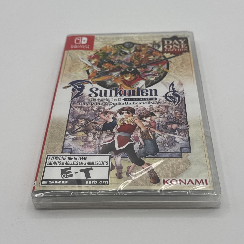 Suikoden I & II Remastered (Day One Edition)- Nintendo Switch Sealed