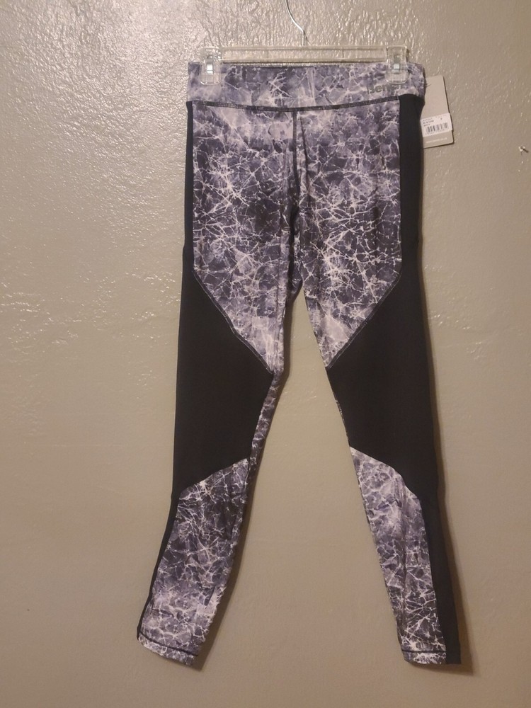 Bench Women's small color block purple & black leggings NWT