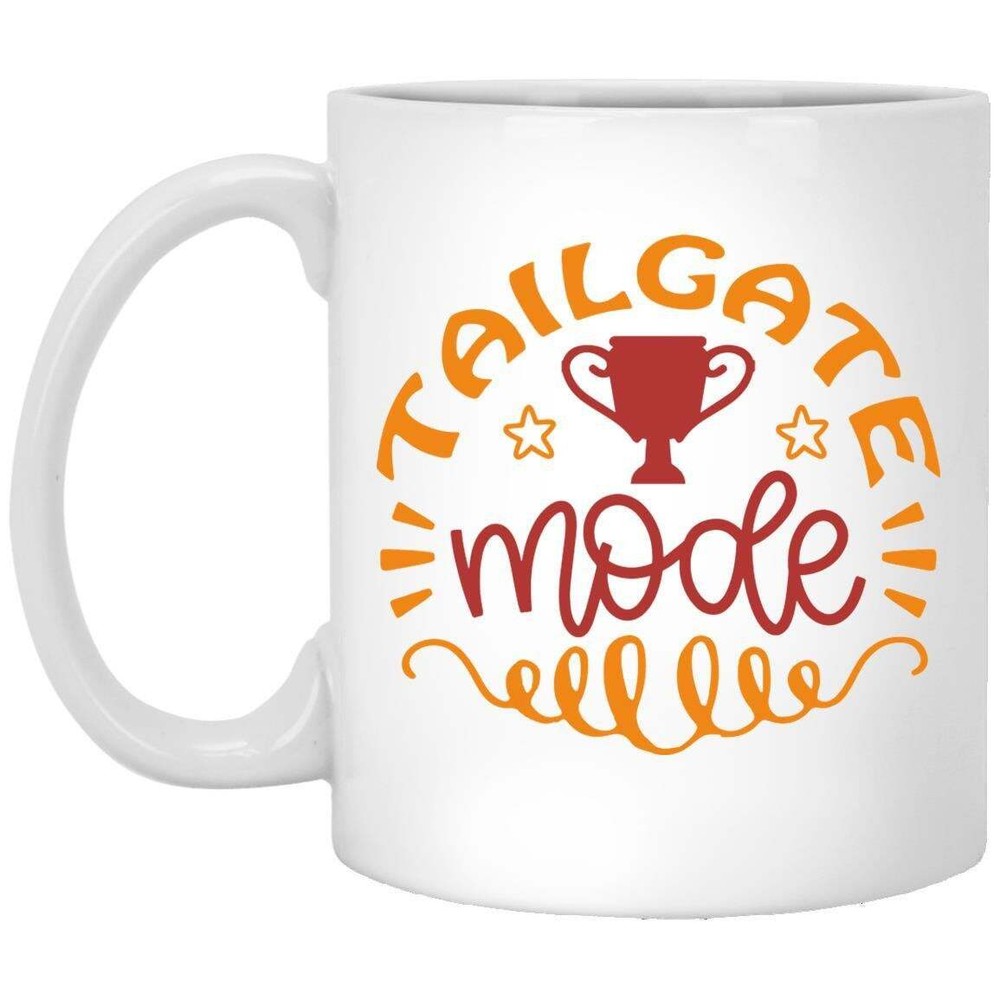 Football Mug Tailgate Mode Coffee Mugs Gift For Football Lover Dad Mom Brother