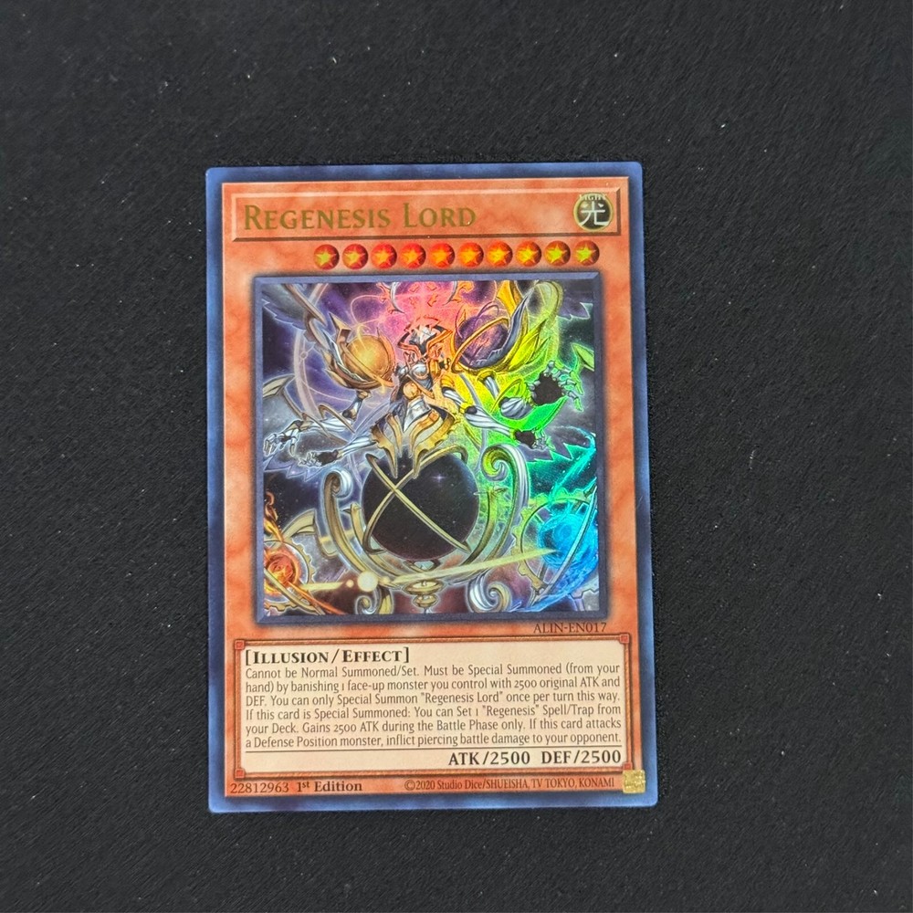 Regenesis Lord ALIN-EN017 Ultra Rare Alliance Insight TCG Card