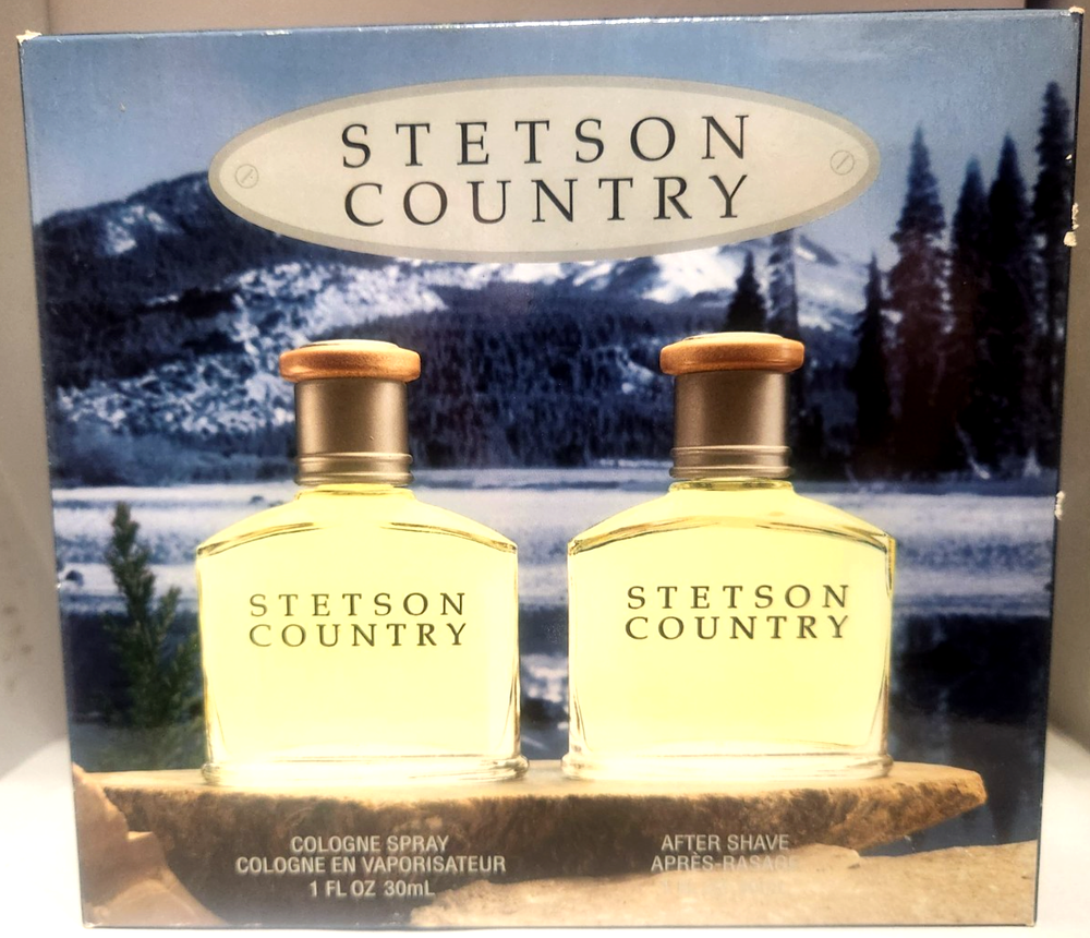 Stetson Country Men's Aftershave and Cologne Set 1.FL OZ / 30mL