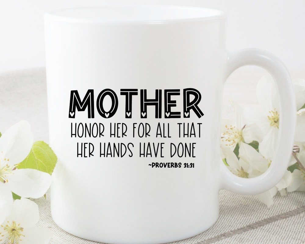 Mother Day Gift Mug for Mom New Mom White Coffee Cup