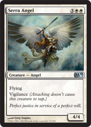 Serra Angel x4 - Magic 2011 - NM-Mint, English - Magic 2011