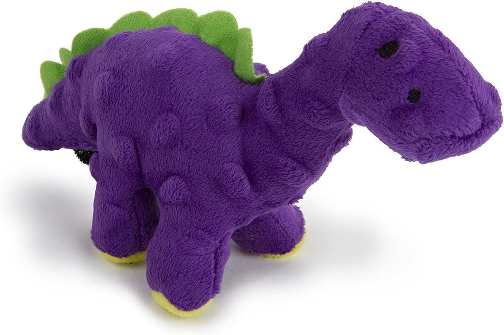 goDog Just For Me Bruto with Chew Guard Technology Mini, Dinos (Purple)