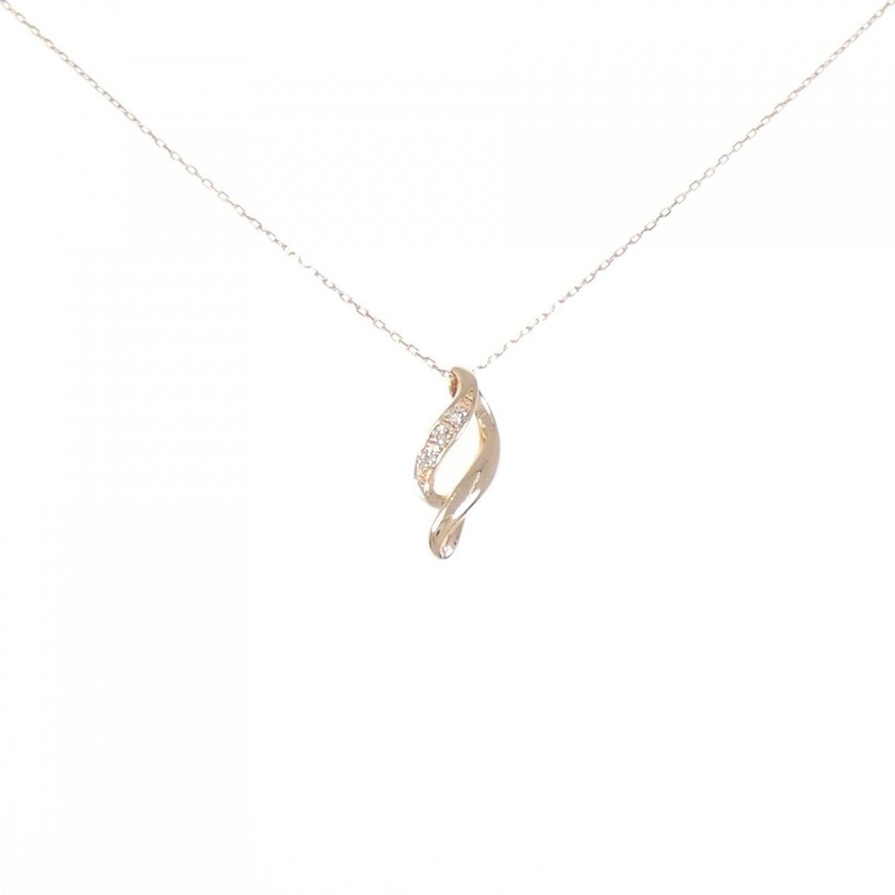 Authentic K10PG Diamond Necklace  #260-007-340-7065