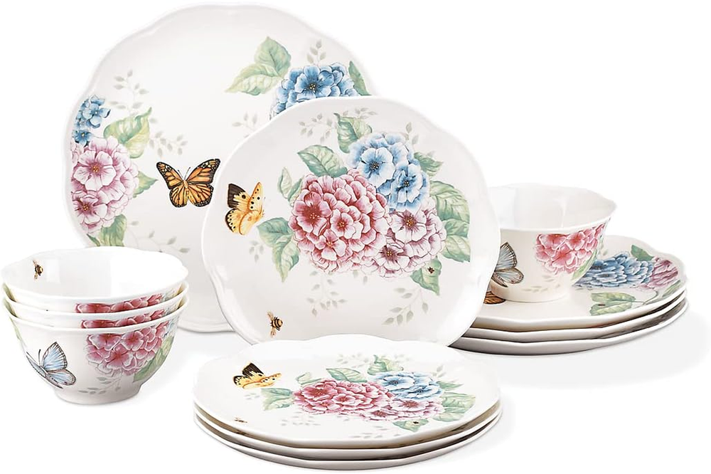 Lenox Butterfly Meadow Hydrangea 12Pc Set