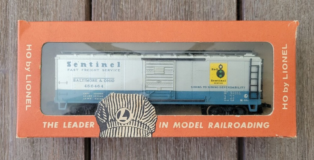 Lionel HO 0864-75 B&O Sentinel Boxcar Rivarossi Era OB