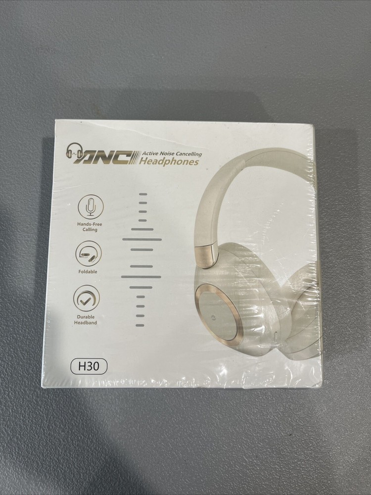Active Noise Cancelling Headphones H30 White