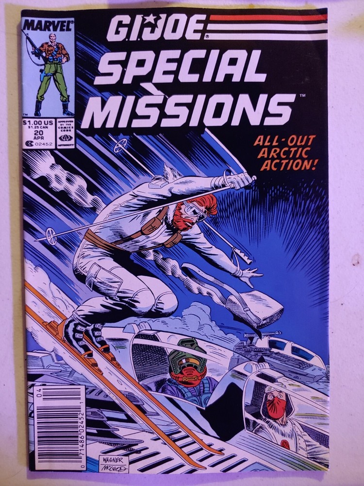 G.I. Joe Special Missions Issue 20 Marvel 1989 Vintage Comic