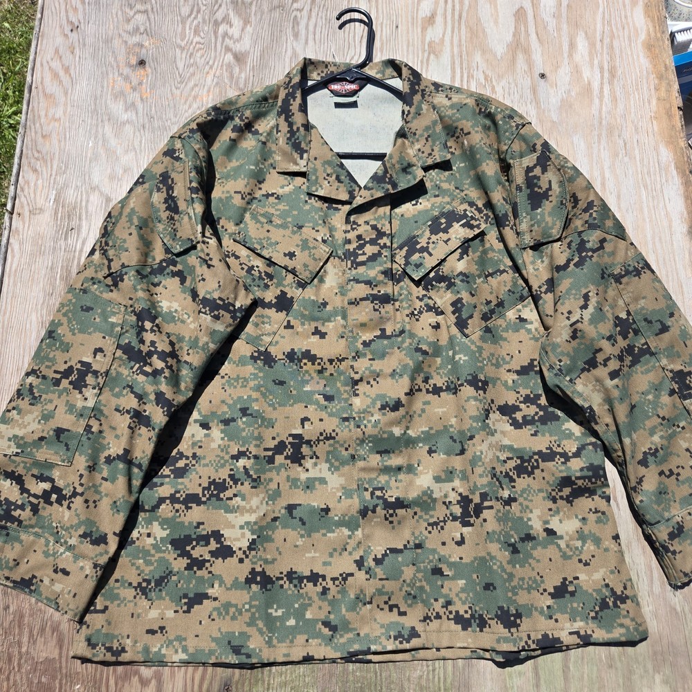 Tru-Spec Digital Army Combat Tactical Jacket XL Regular Military ACU