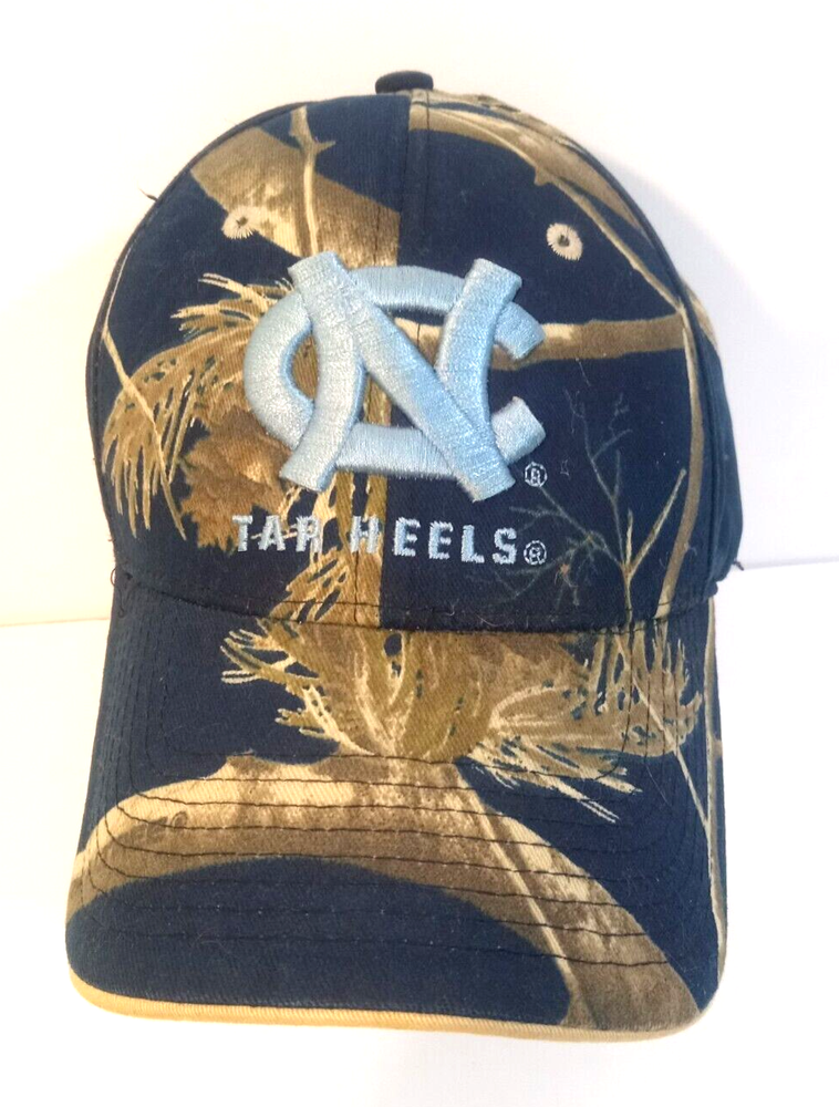 Outdoor Cap Tarheel Strapback Baseball Cap Mens Camo Logo Captivating Hook Loop