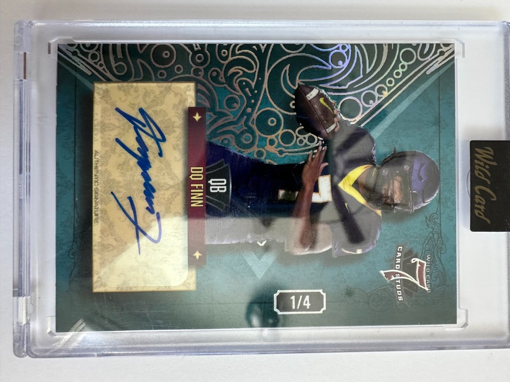 2023 Wild Card 7 Card Studs - DQ Finn Auto 1/4