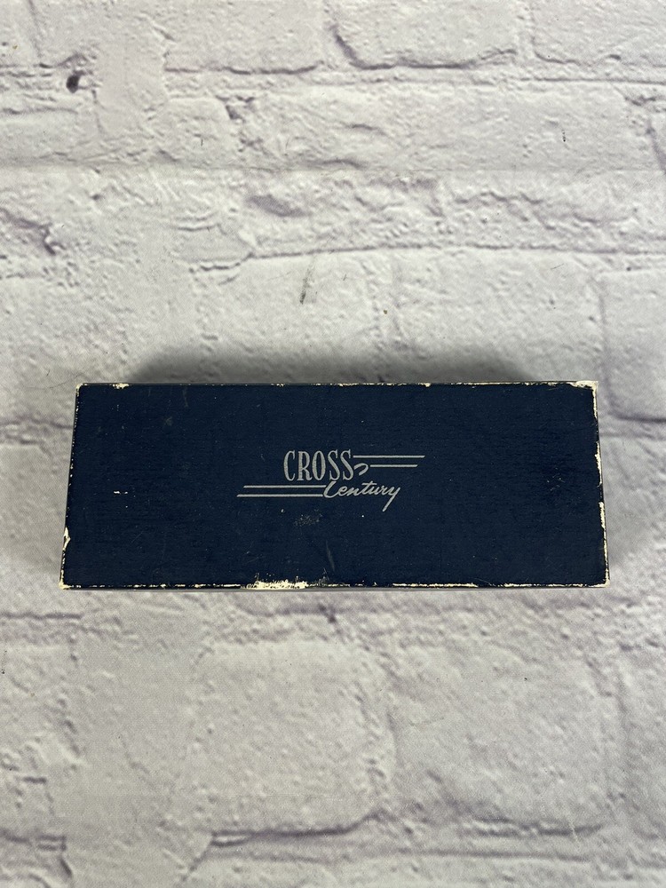 Nice Vintage Cross Century Chrome Ball Point Pen, Mechanical Pencil Set In Box