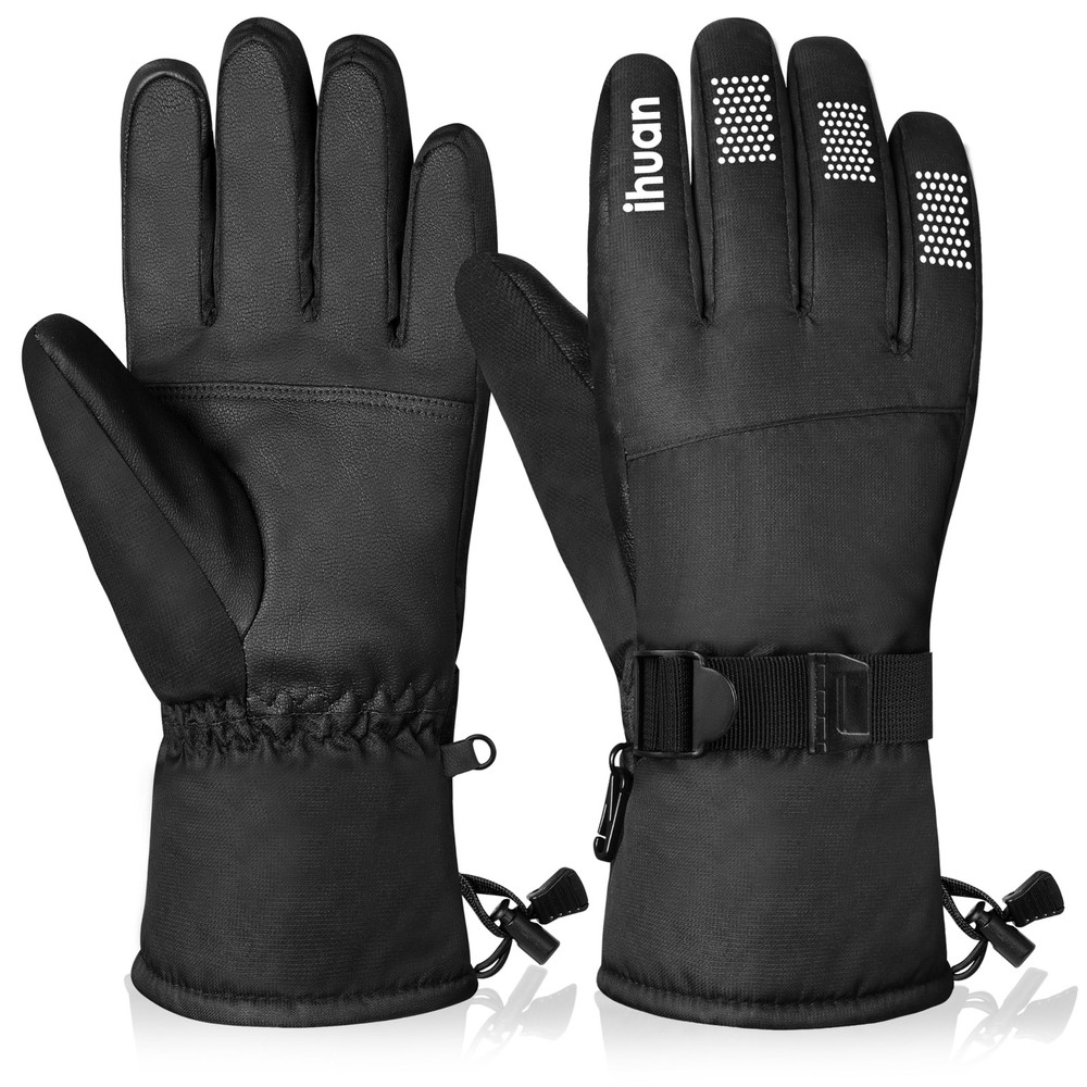 Waterproof Ski Gloves for Men and Women - Winter Snow Gloves for Cold Weather...