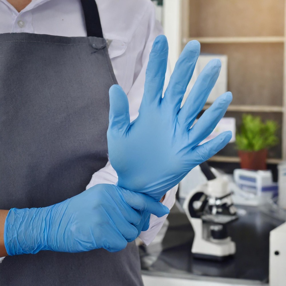 Gloves Vinyl Synmax basically for Exam Size M, L ,XL , 1000 pc / CS /10 Box