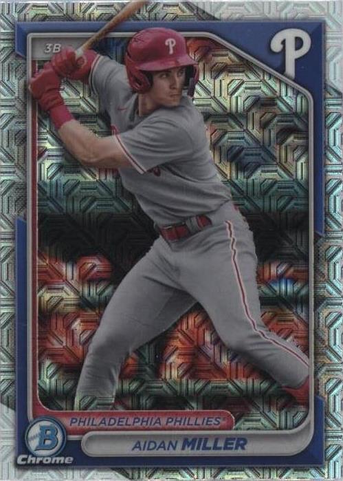 2024 Bowman Chrome - Prospects Mojo Refractor #BCP-213 Aidan Miller (RC)