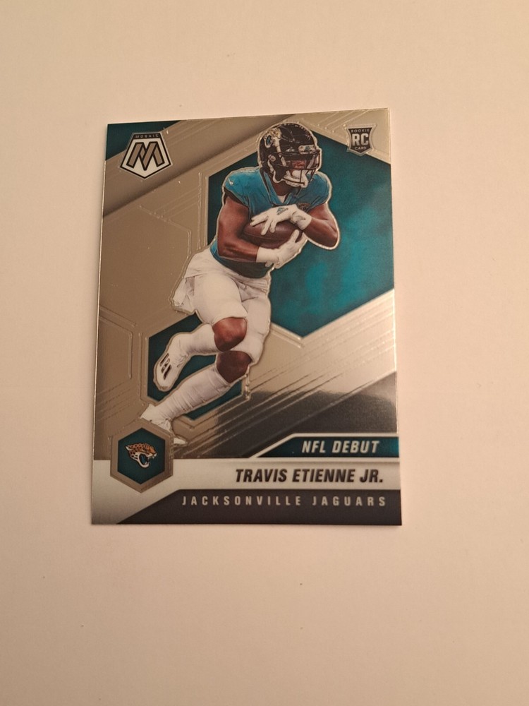 2021 Panini Mosaic Travis Etienne Jr. #253 NFL Debut Rookie Card RC Jaguars