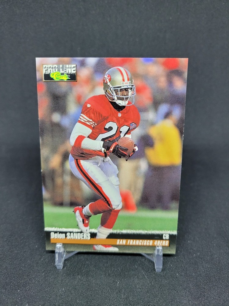 1995 Pro Line Classic Deion Sanders #165 Football Card