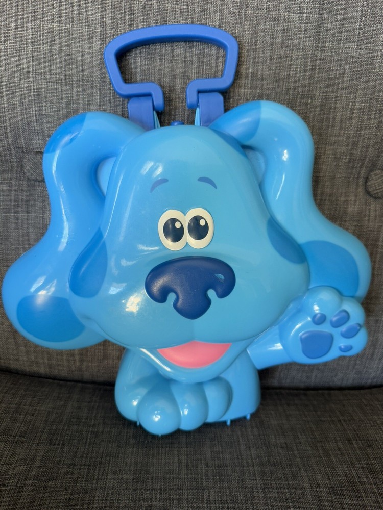 Blues Clues Take Along Friends 12x11 Inch Nickelodeon Blue Carry Case Empty  