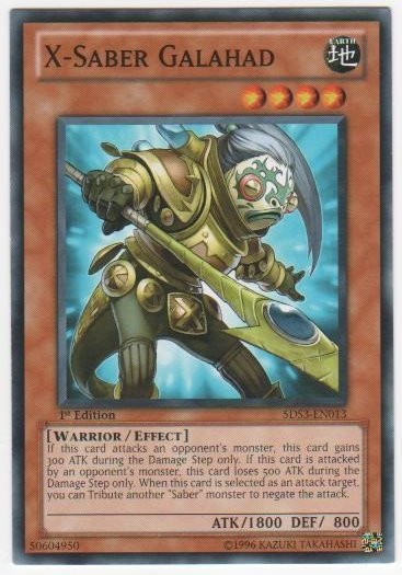 3x X-Saber Galahad 5DS3-EN013 Common 1st Ed NM English Yugioh Card