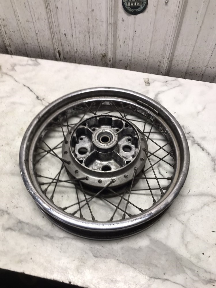 78 Honda CB750 CB 750 K SOHC Rear Back Rim Wheel Straight