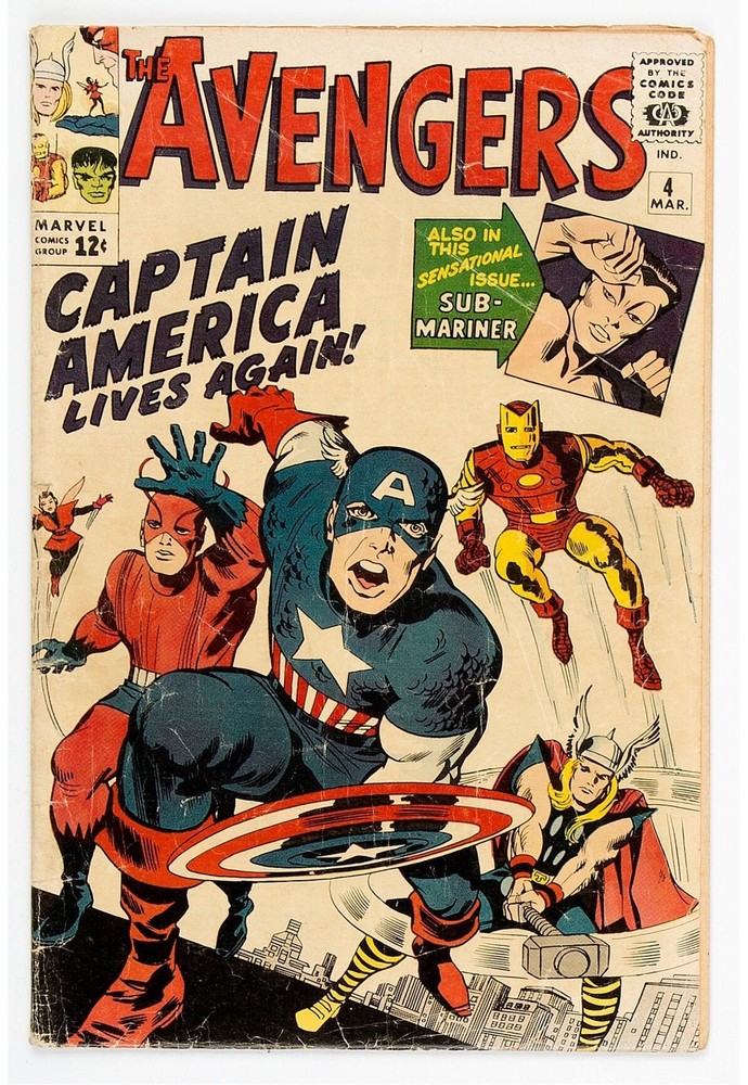 The Avengers #4 (Marvel Comics March 1964)