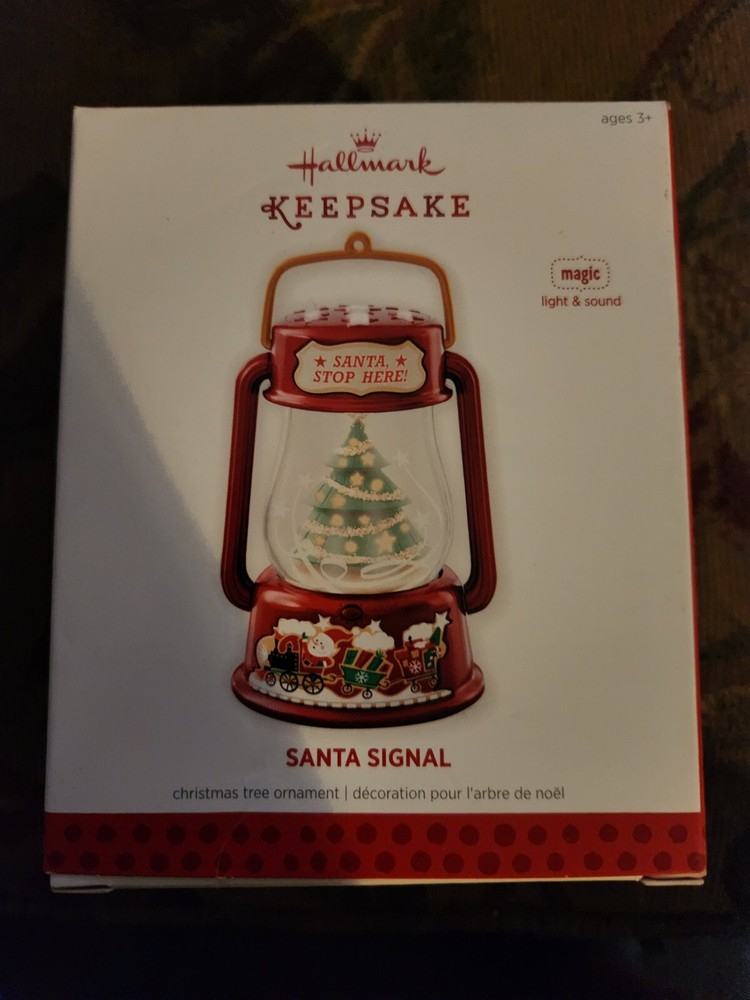 Hallmark 2013 Santa Signal Magic Light & Sound Santa Stop Here