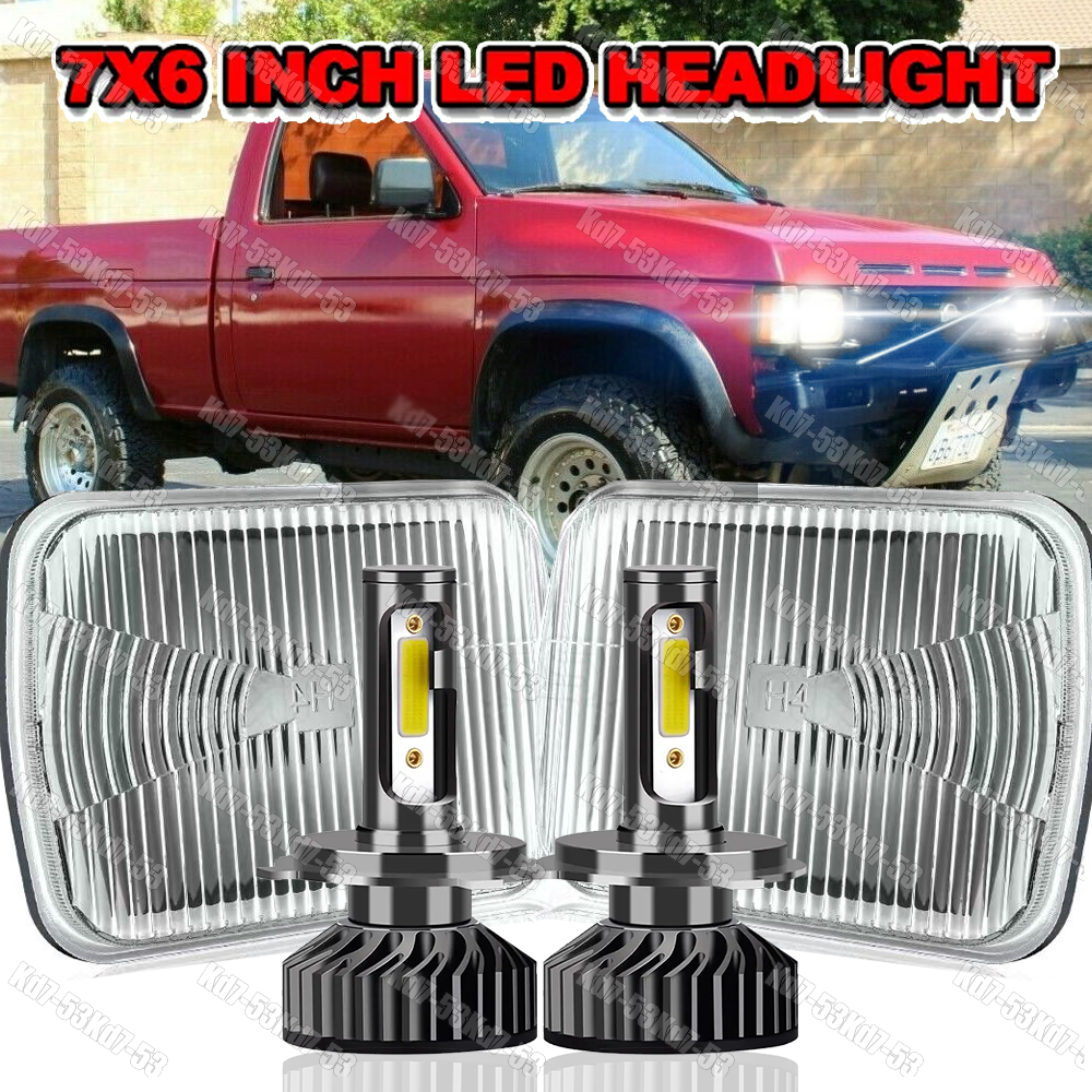 6000K LED Headlight Hi/Lo Beam Kit for Nissan Hardbody D21 Pickup