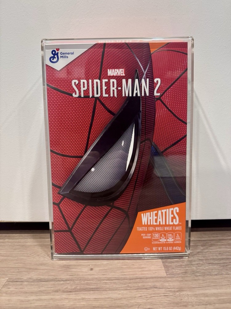 Wheaties Marvel's Spider-Man 2 Limited Edition Box Acrylic With Voucher/Comic-image