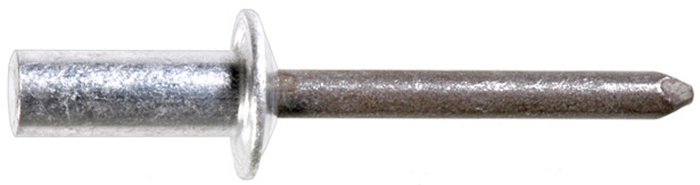 AMZ Clips And Fasteners 25 1/4 Closed End Rivets Aluminum Rivet, Steel Mandrel