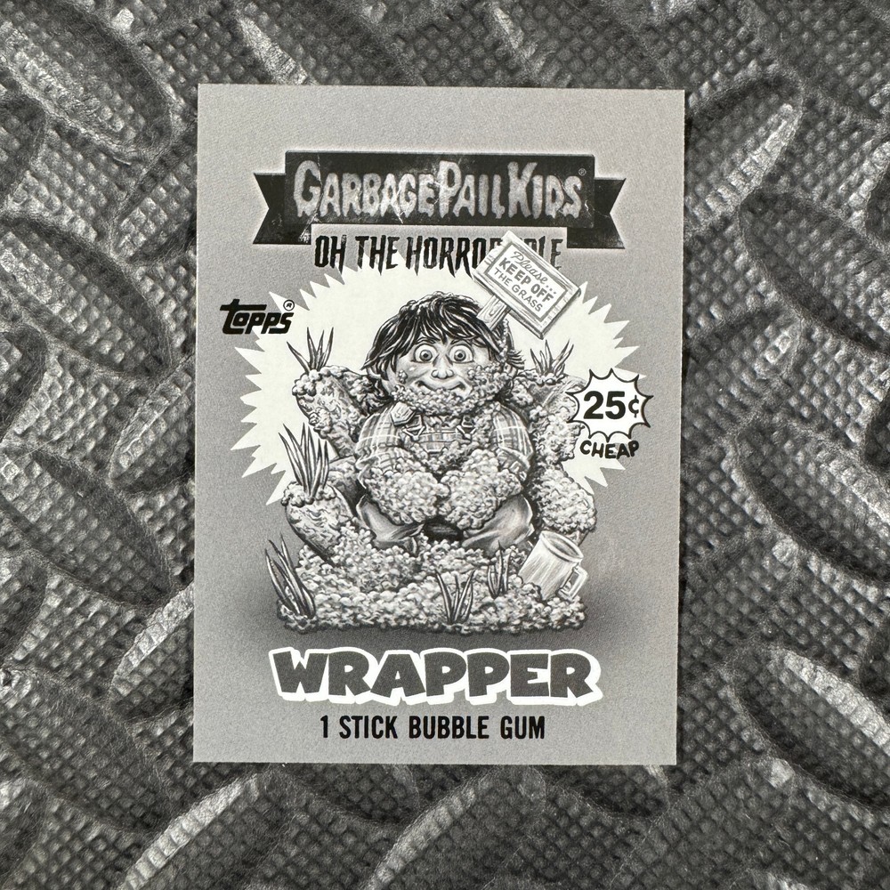 2024 Garbage Pail Kids Oh The Horror-ible Wave 5 Wrapper Card 22 Creepshow Joe