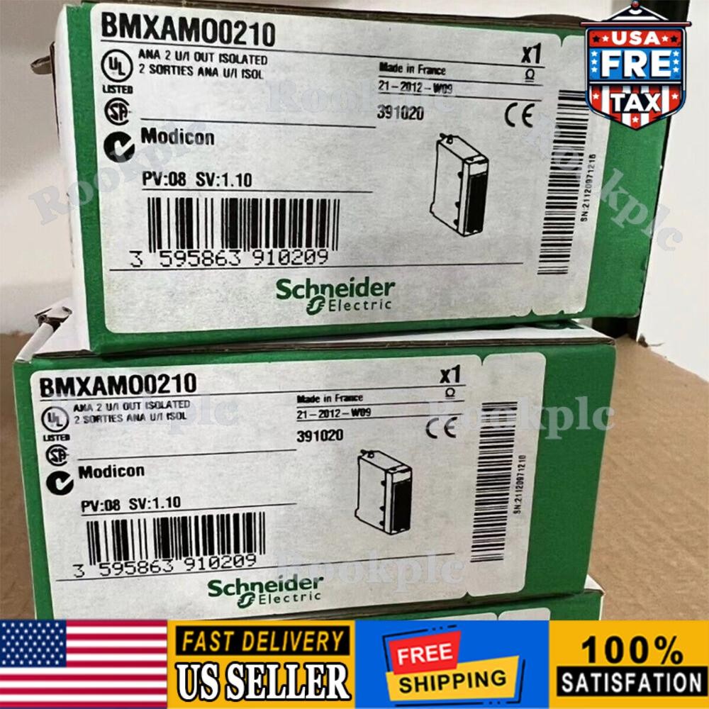 BMXAMO0210 NEW IN BOX PLC Analog Output Module Free shipping BMXAMO0210