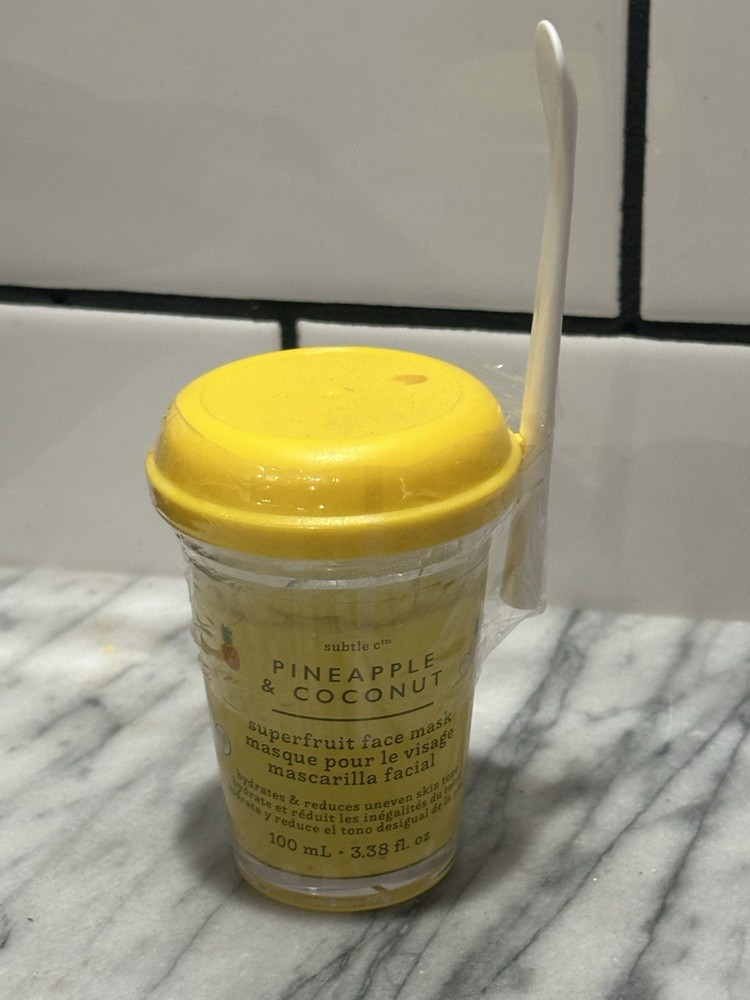 Pinea / Coconut Super Fruit Face Mask 10 Ml 3.38 Oz Subtitle C Mascarilla Facial