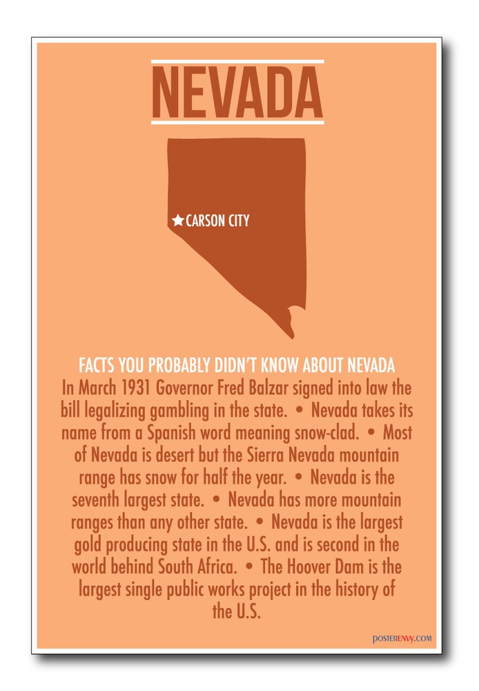 Nevada - NEW U.S Travel Poster