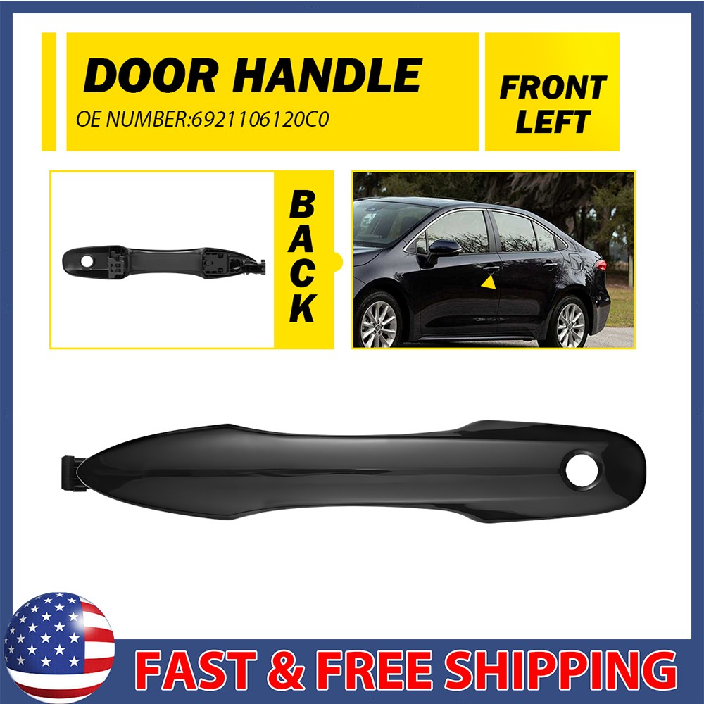 For Toyota Camry Avalon Front 2018-2023 Left Side Outer Exterior Door Handle