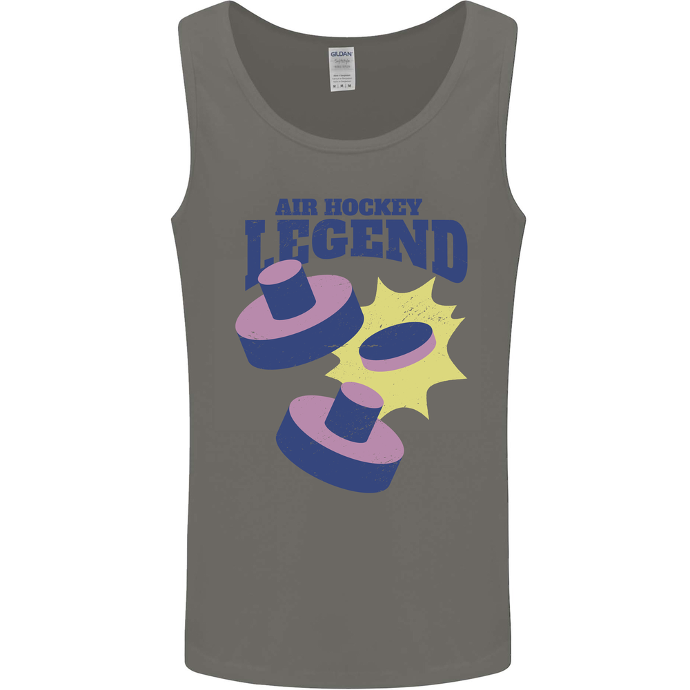 Air Hockey Legend Funny Mens Vest Tank Top