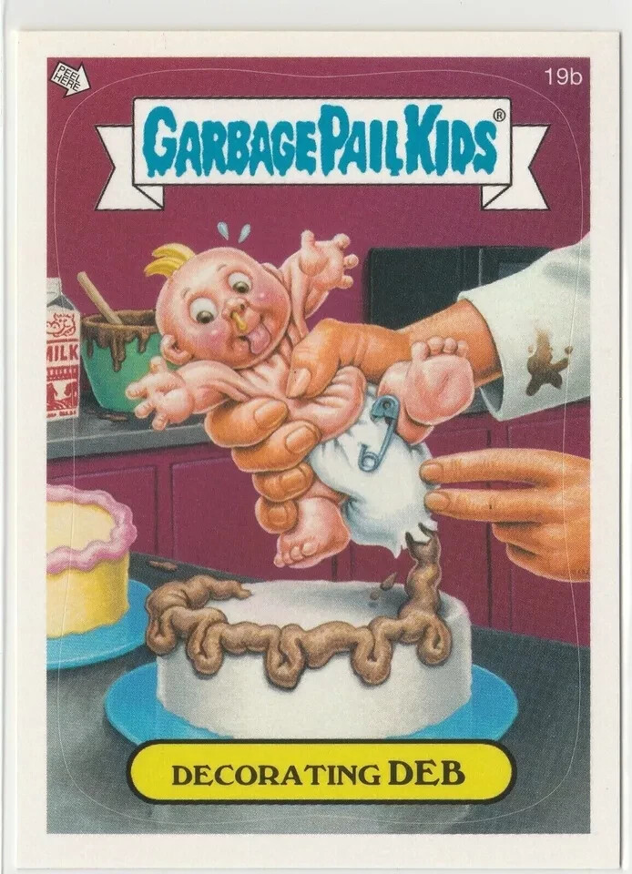 Vintage 2006 GPK All-New Series 5 ANS5 Decorating Deb Garbage Pail Kids Card