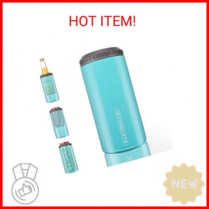 3 in 1 Slim Can Cooler for 12 OZ Skinny Can, Regular Can & Beer Bottle - Keep Co