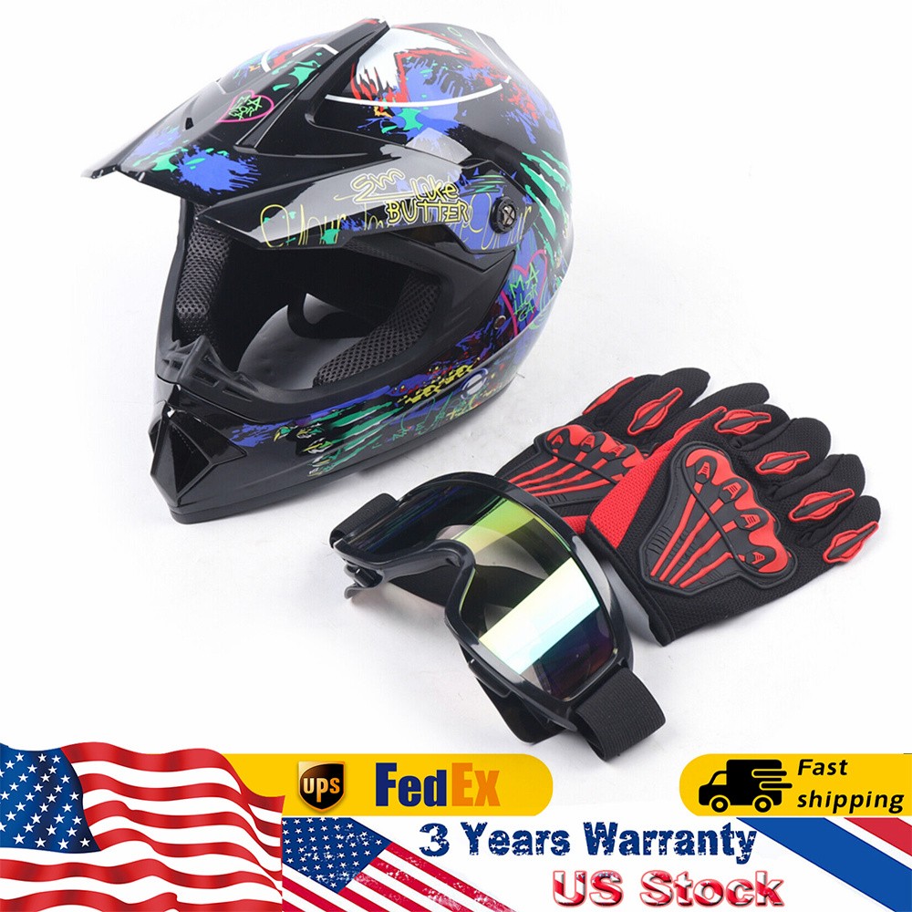 Motorcycle Dirt Bike Motocross Off Road Helmets , Unisex , Adult Racing Helmet