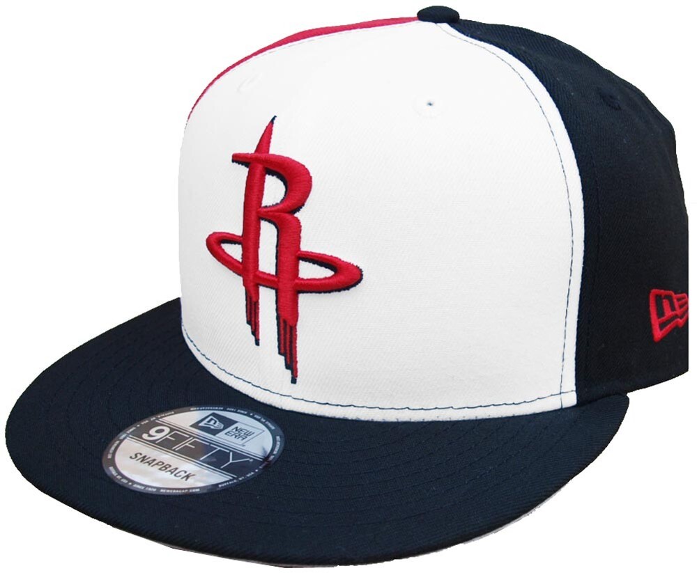 New Era Tricolor Houston Rockets NBA Snapback Cap 9Fifty Exclusive Limited