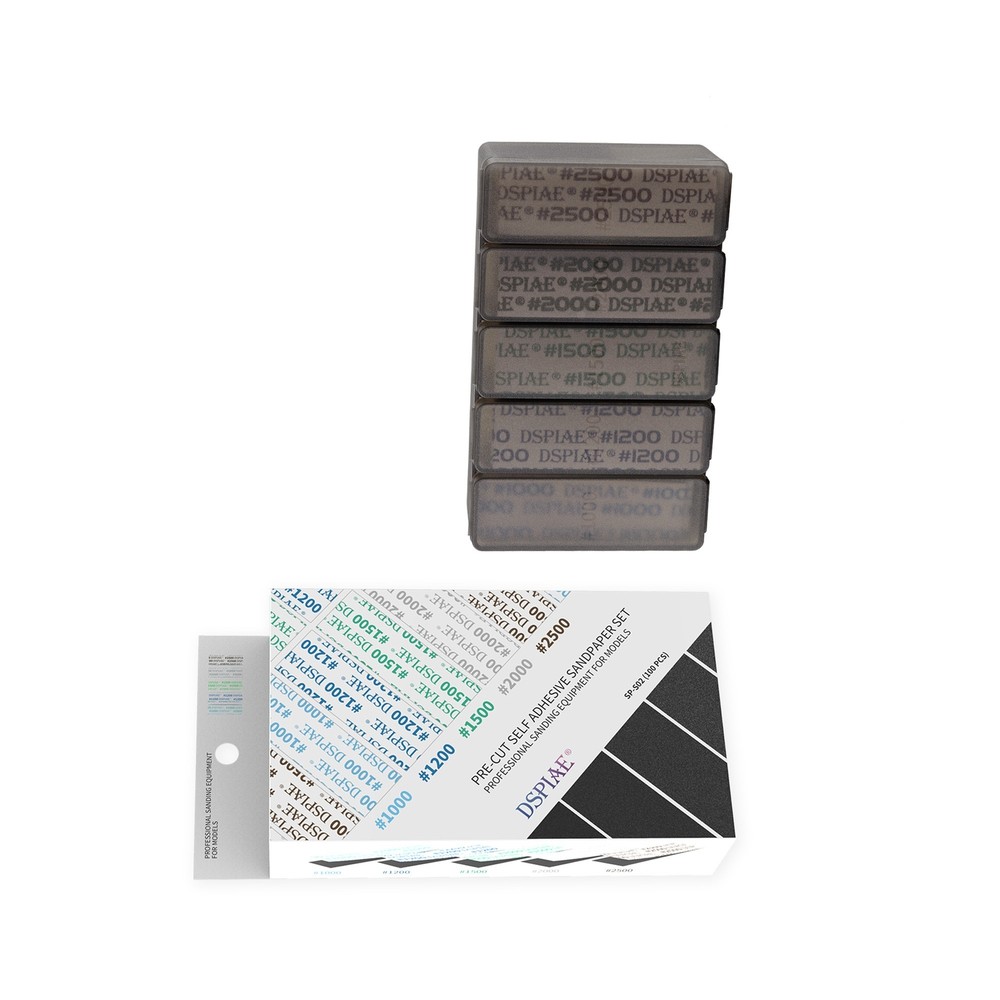 100Pcs Assorted Grit Sandpaper Set for Gundam & Military Model Crafting DIY