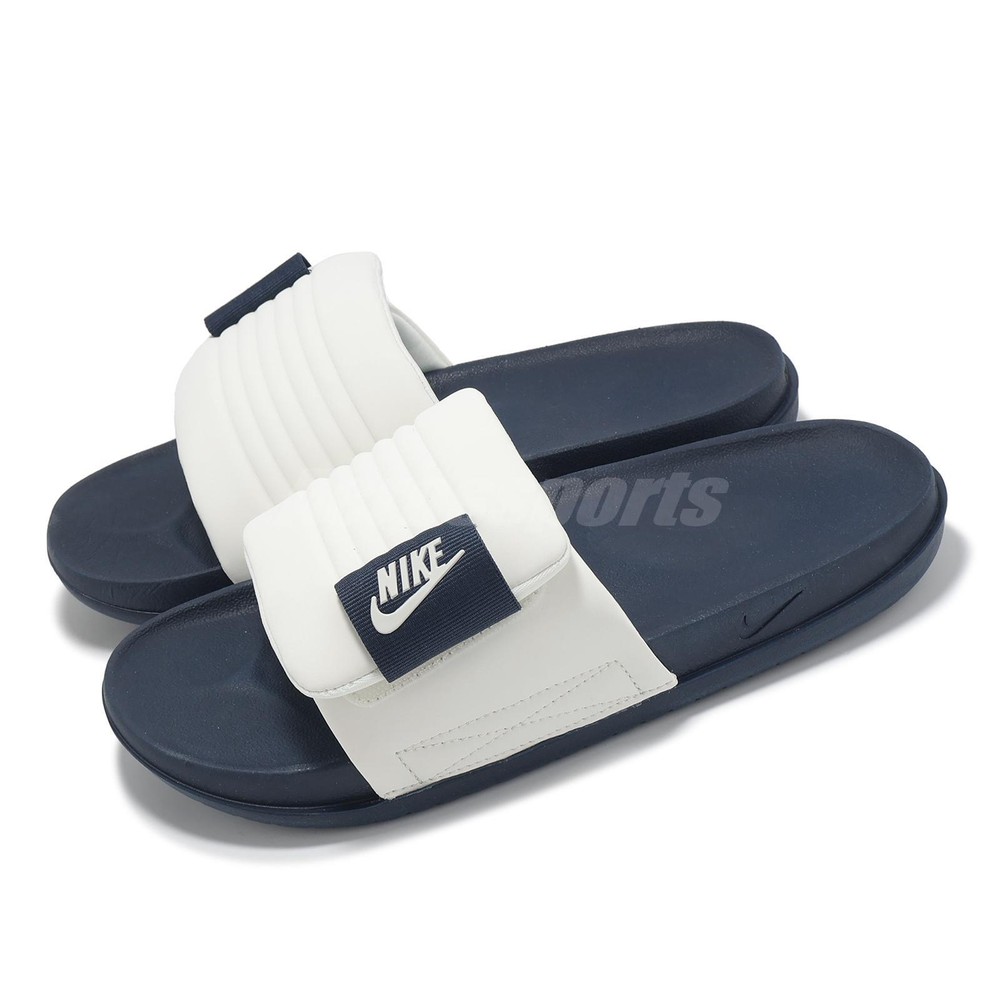 Nike Offcourt Adjust Slide Sandal Sail Armory Navy Unisex DQ9624-101