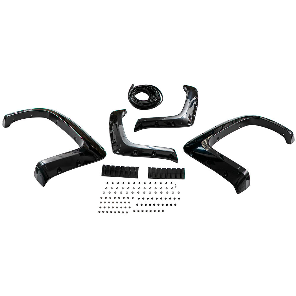4Pcs Fender Flare Set for Chevy Colorado for GMC Canyon 2004-12 Black Paintable